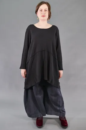 7218-Thermal Tunic-Black-Unprinted