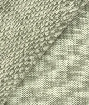 Albini Cinereous Grey 100% Linen Plain Tailored Shirt