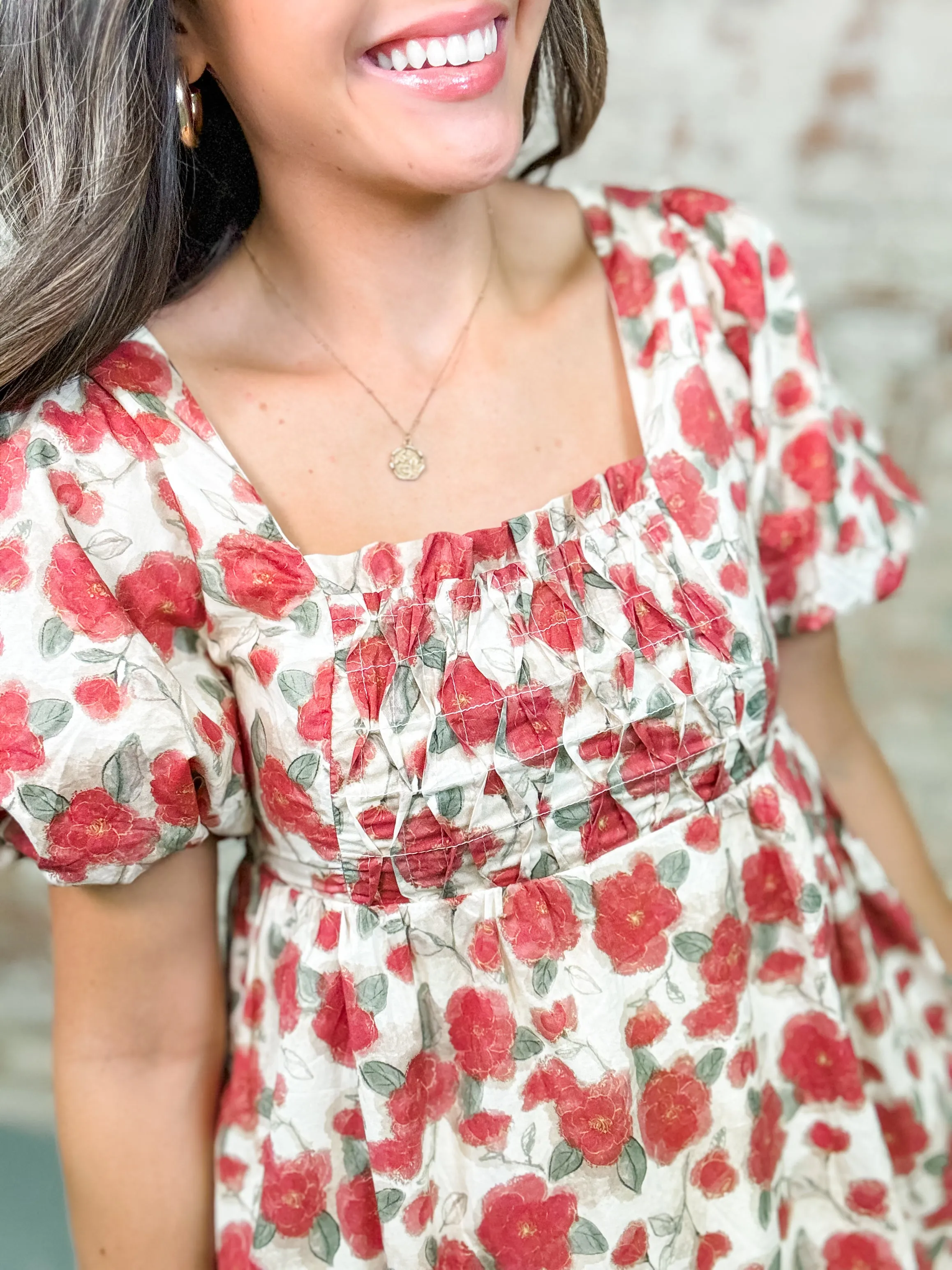 Brooke Flower Print Dress