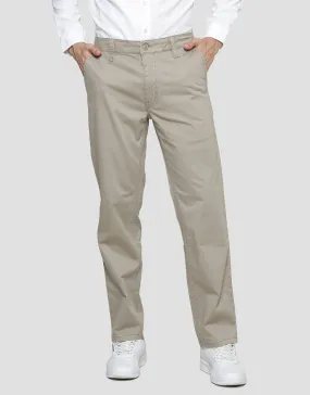 Cardinal Casual Katun Polos Celana Panjang Pria