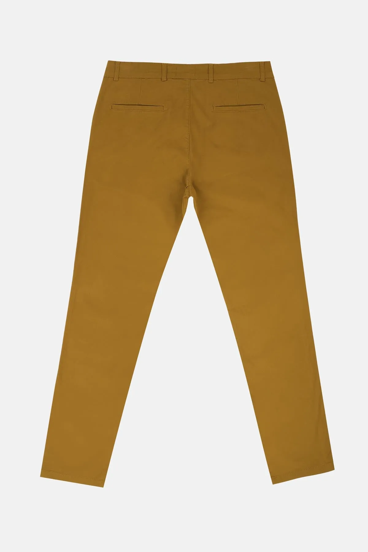 Chino Twill Cotton & Elastic Copper Gabardine Pant