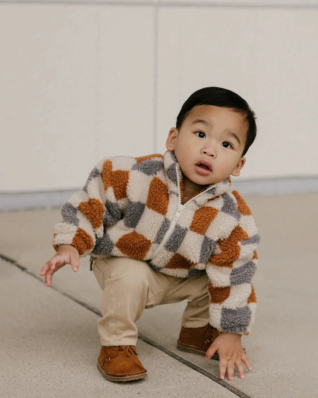 Coco Jacket Shearling Check