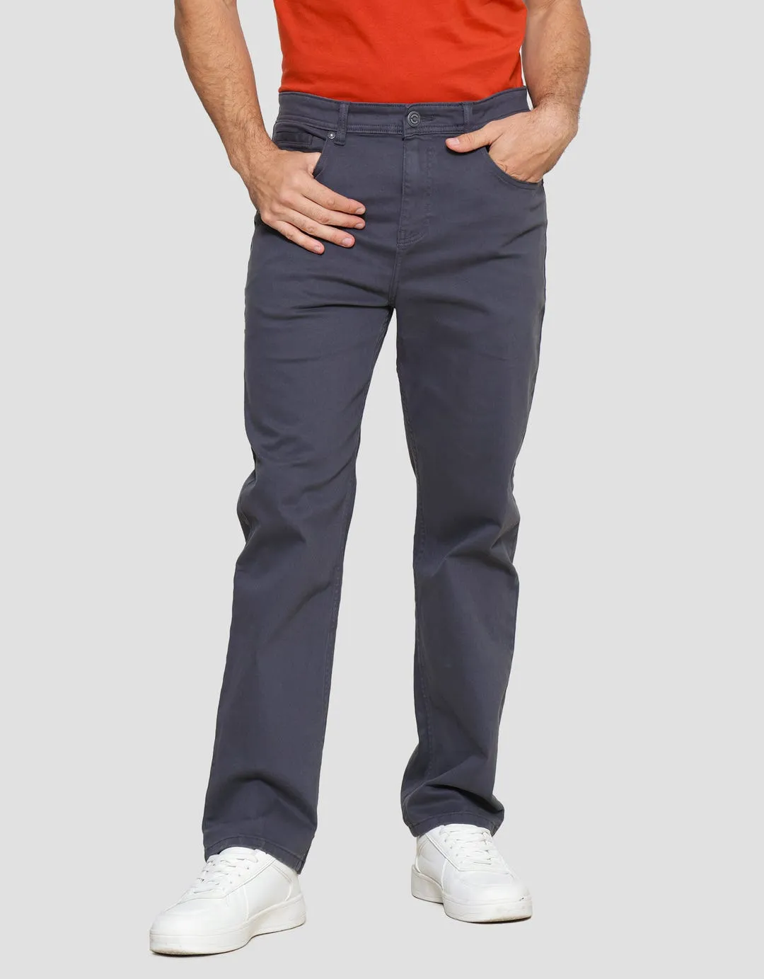 Cole 5 Pocket Regular Celana Chinos Pria