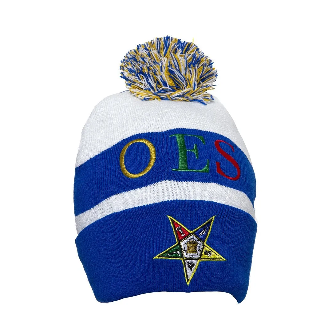 Eastern Star  OES Embroidered Knit Cap