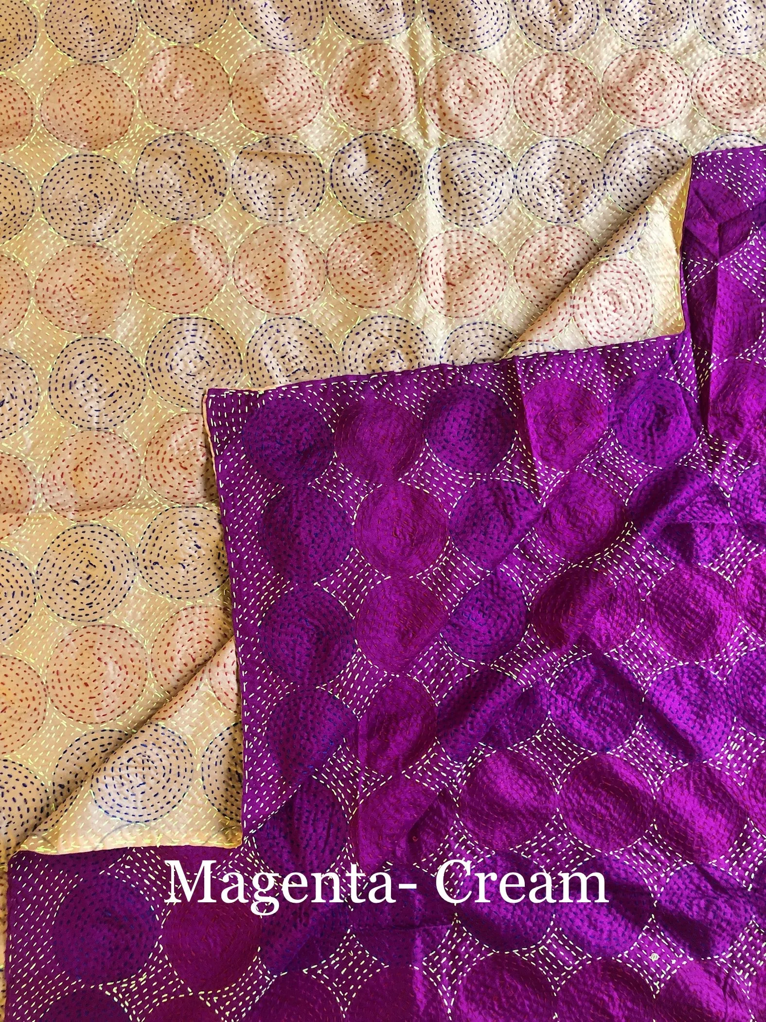 Hand Embroidered Silk Reversible Jacket