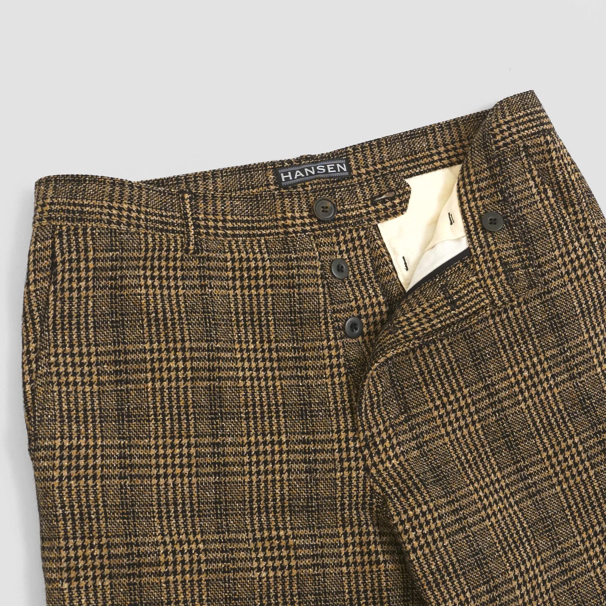 Hansen Comfort Fit Prince of Wales Trousers