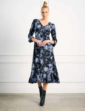 Ivy 'Country Charm' Empire Line Midi Dress FINAL SALE