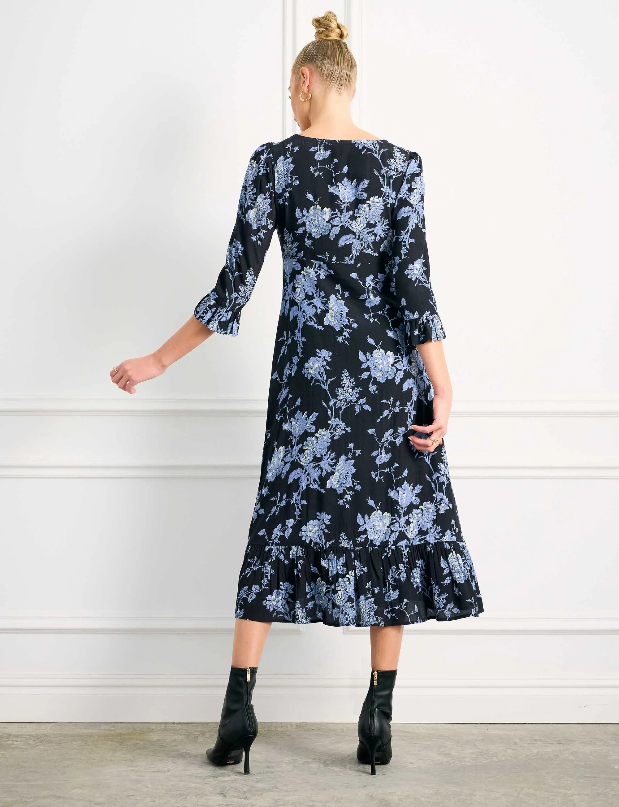 Ivy 'Country Charm' Empire Line Midi Dress FINAL SALE