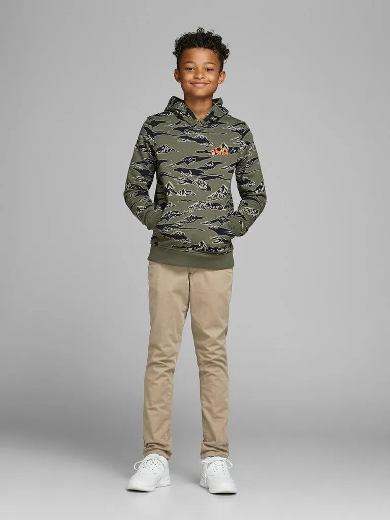Jack & Jones Boys Smart Chino Beige Trousers