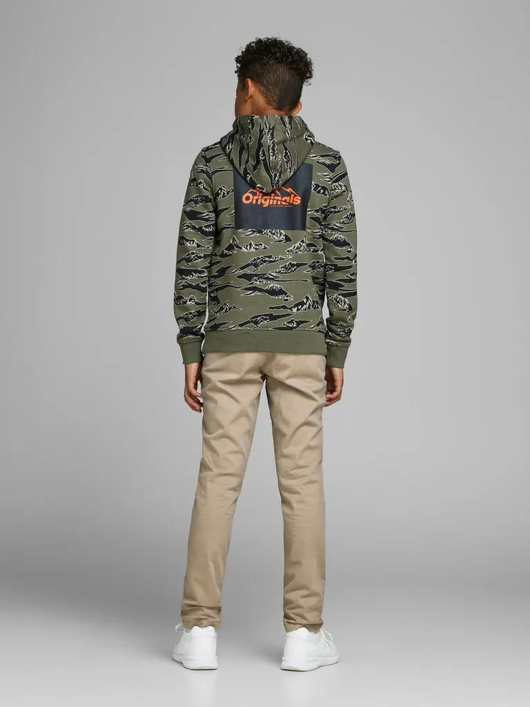 Jack & Jones Boys Smart Chino Beige Trousers