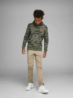Jack & Jones Boys Smart Chino Beige Trousers