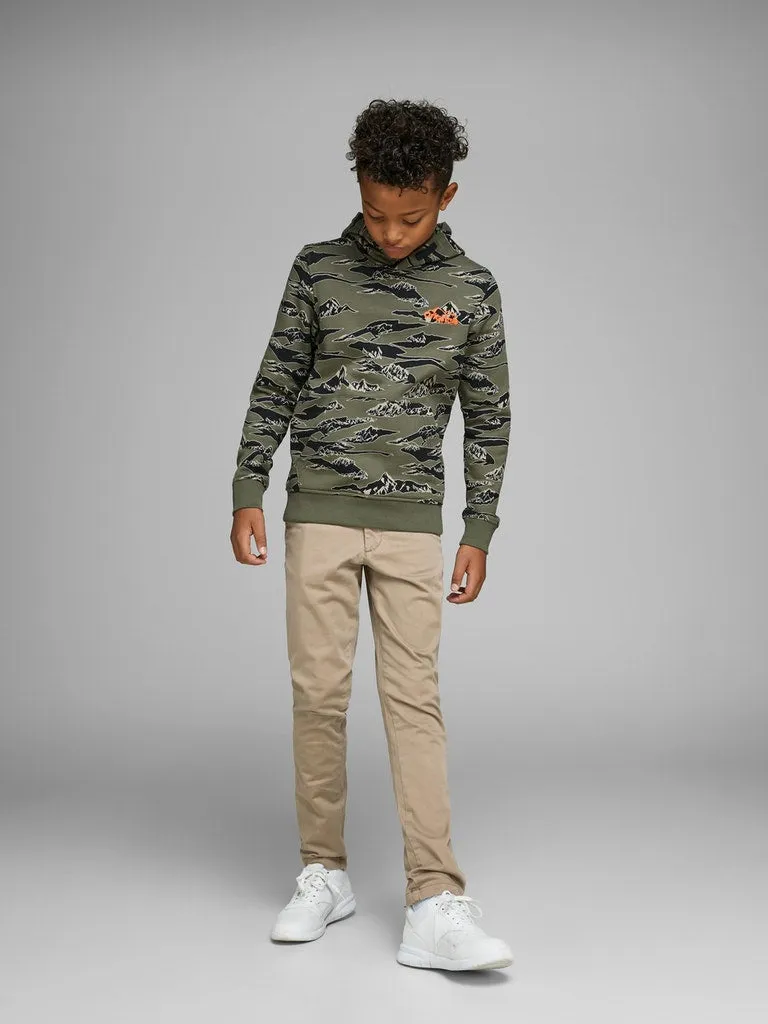 Jack & Jones Boys Smart Chino Beige Trousers