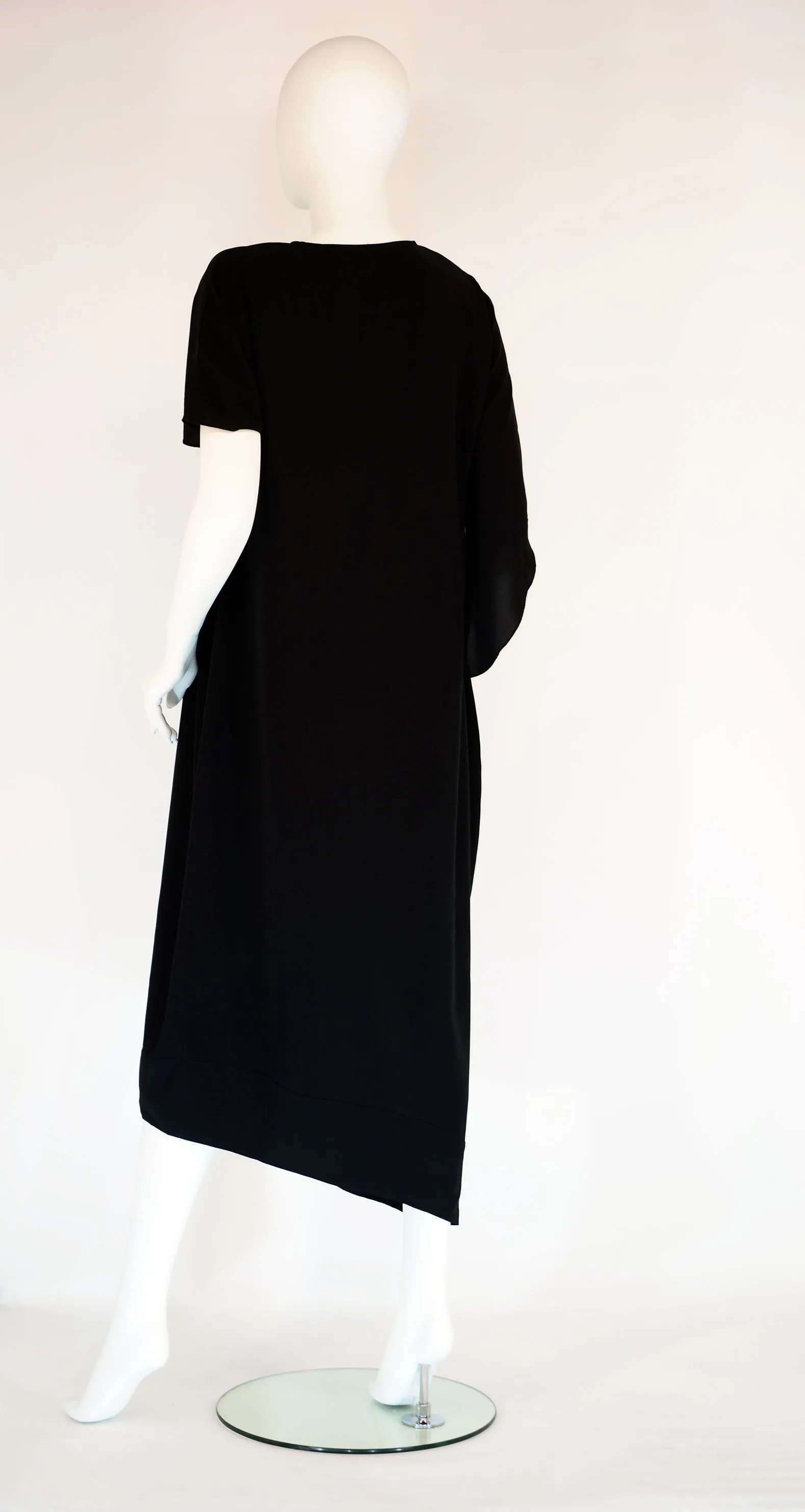 Kaftan Pocket Dress- Black