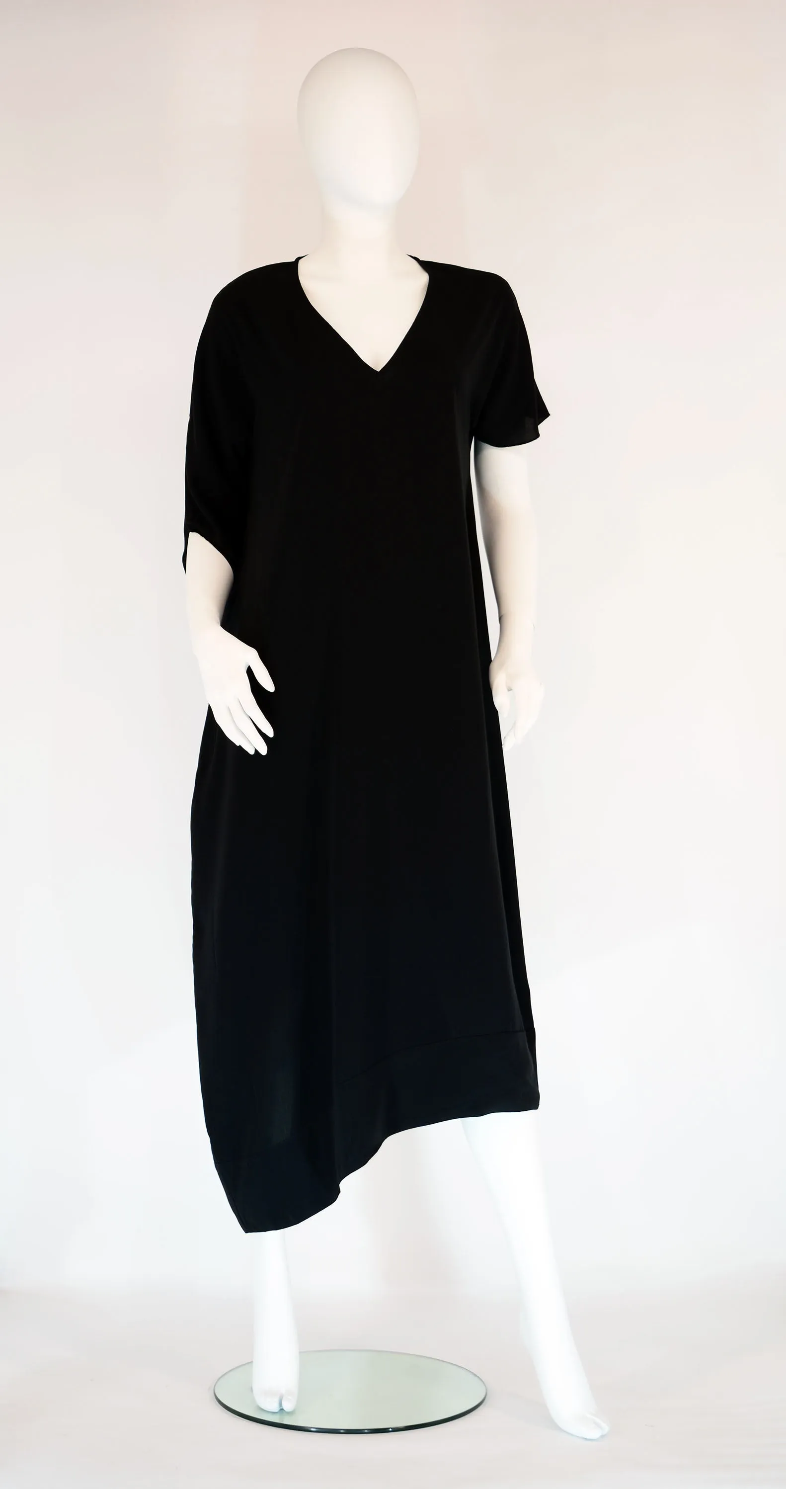 Kaftan Pocket Dress- Black