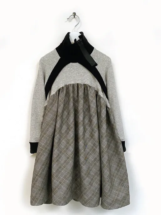 Knit Combo Dress by Anja Schwerbrock Belgium