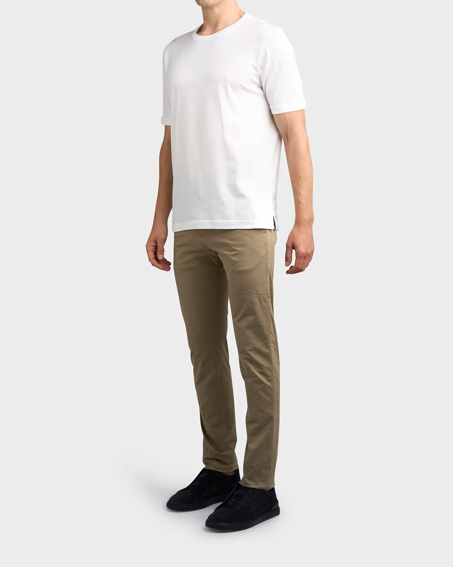 Light Tan Cotton Chinos