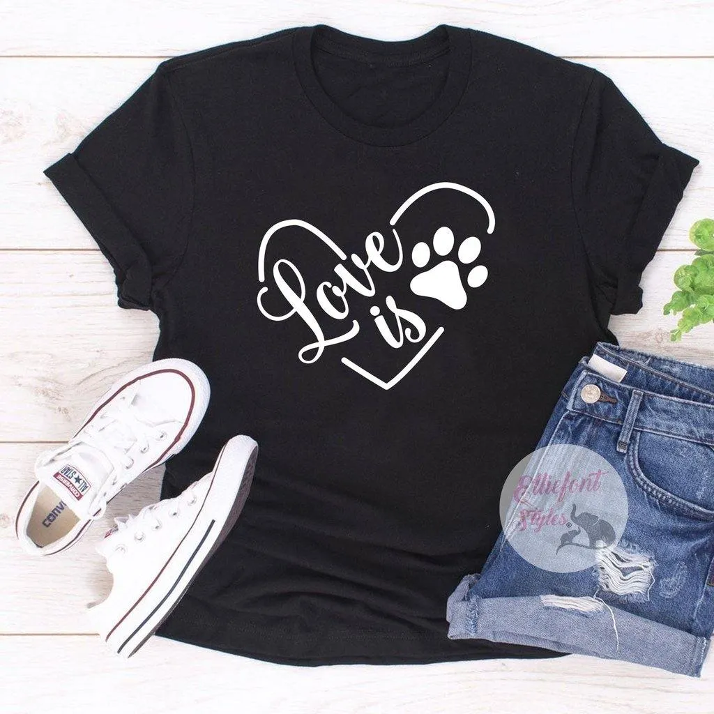Love Is Dog Shirt