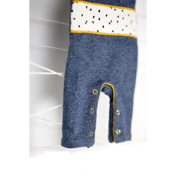 Loved By Lou - Premature baby clothes - Bodysuit - Scout Denim