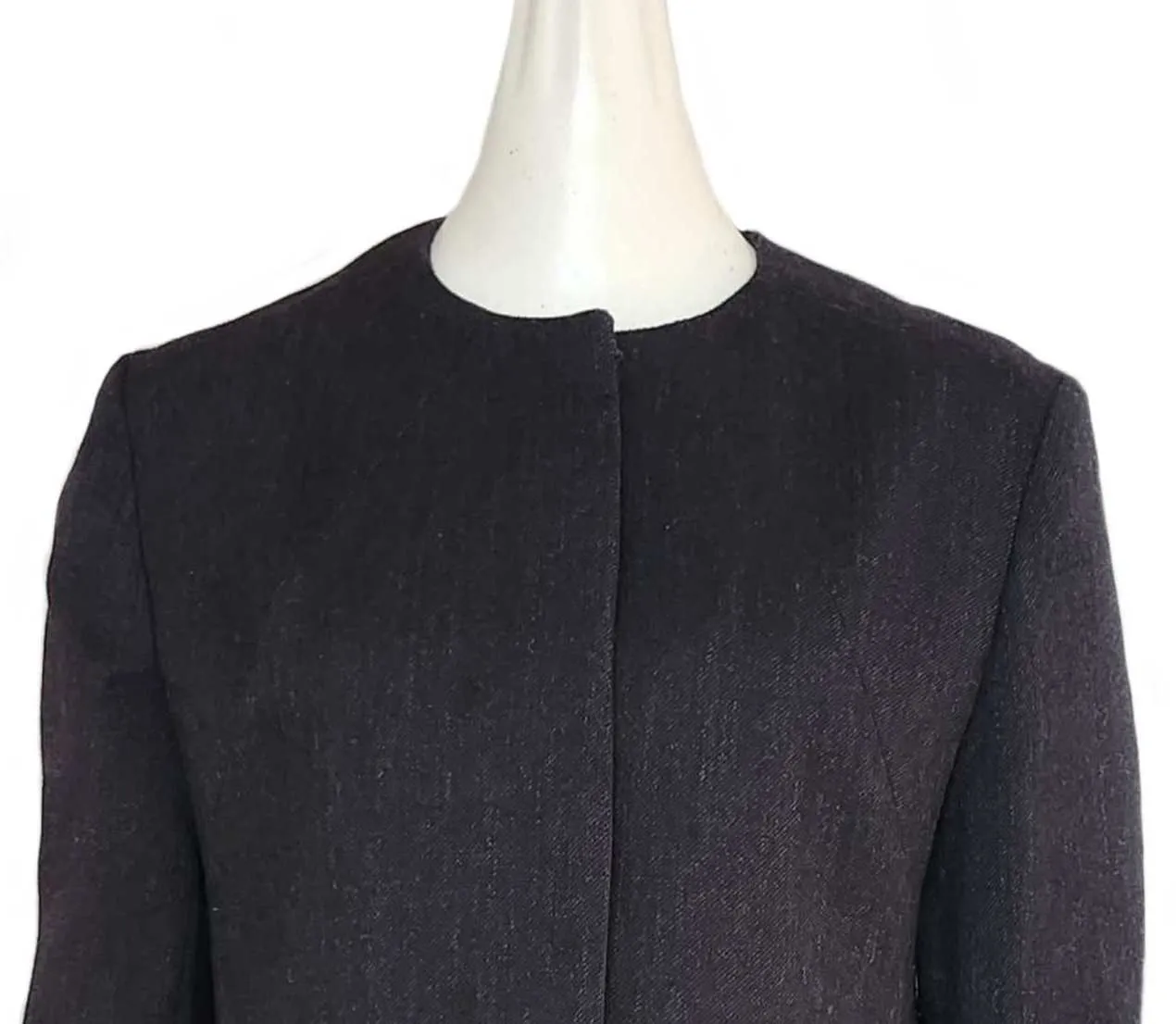 MARNI CHARCOAL EMBELLISHED COAT (42)