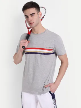 Mens Cotton Rich Graphic Half  Sleeve Crew Neck T-Shirts