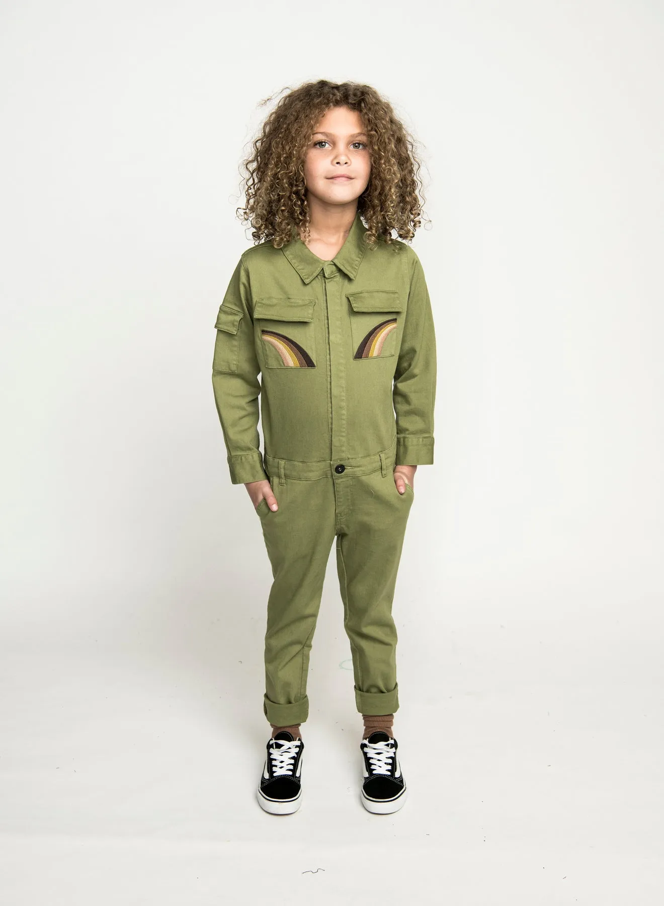 Missie Munster Pride & Power Jumpsuit - Moss Green