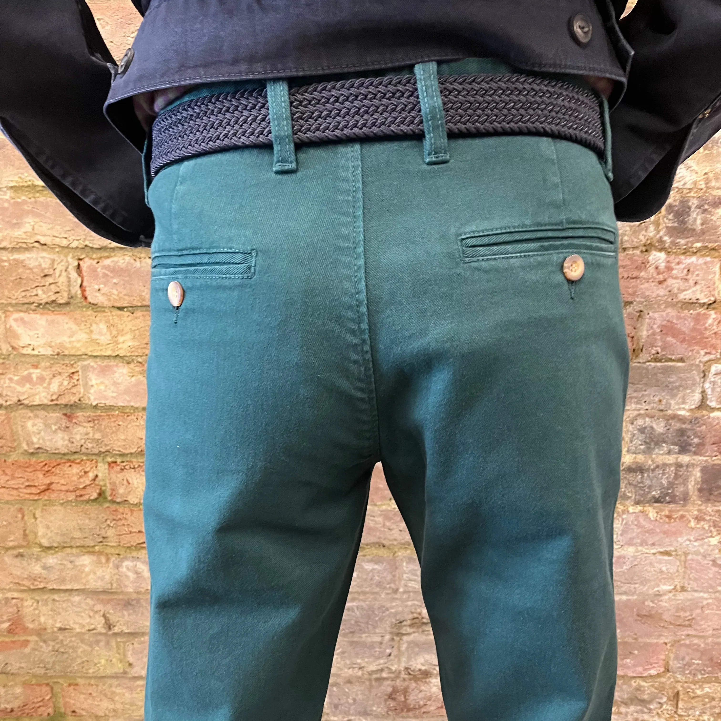 Regent - Chino Trousers - Green