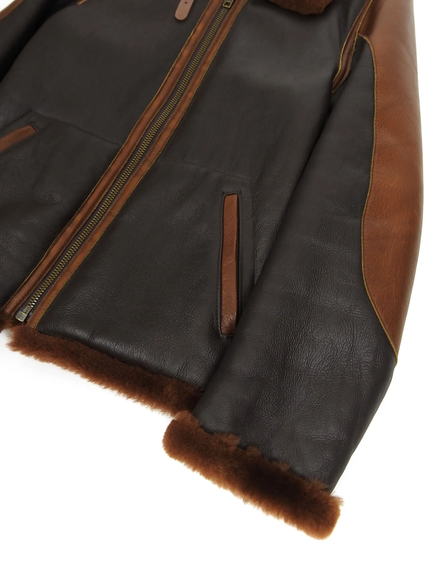 Schott Shearling Size Small