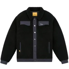 Sherpa Denim Jacket - Black