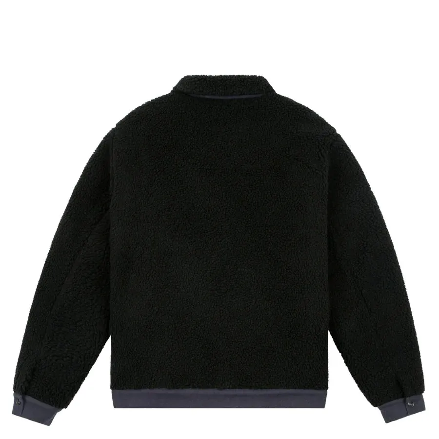 Sherpa Denim Jacket - Black