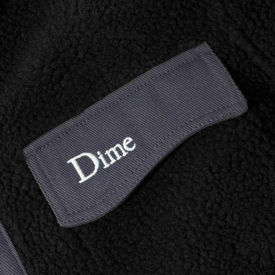 Sherpa Denim Jacket - Black