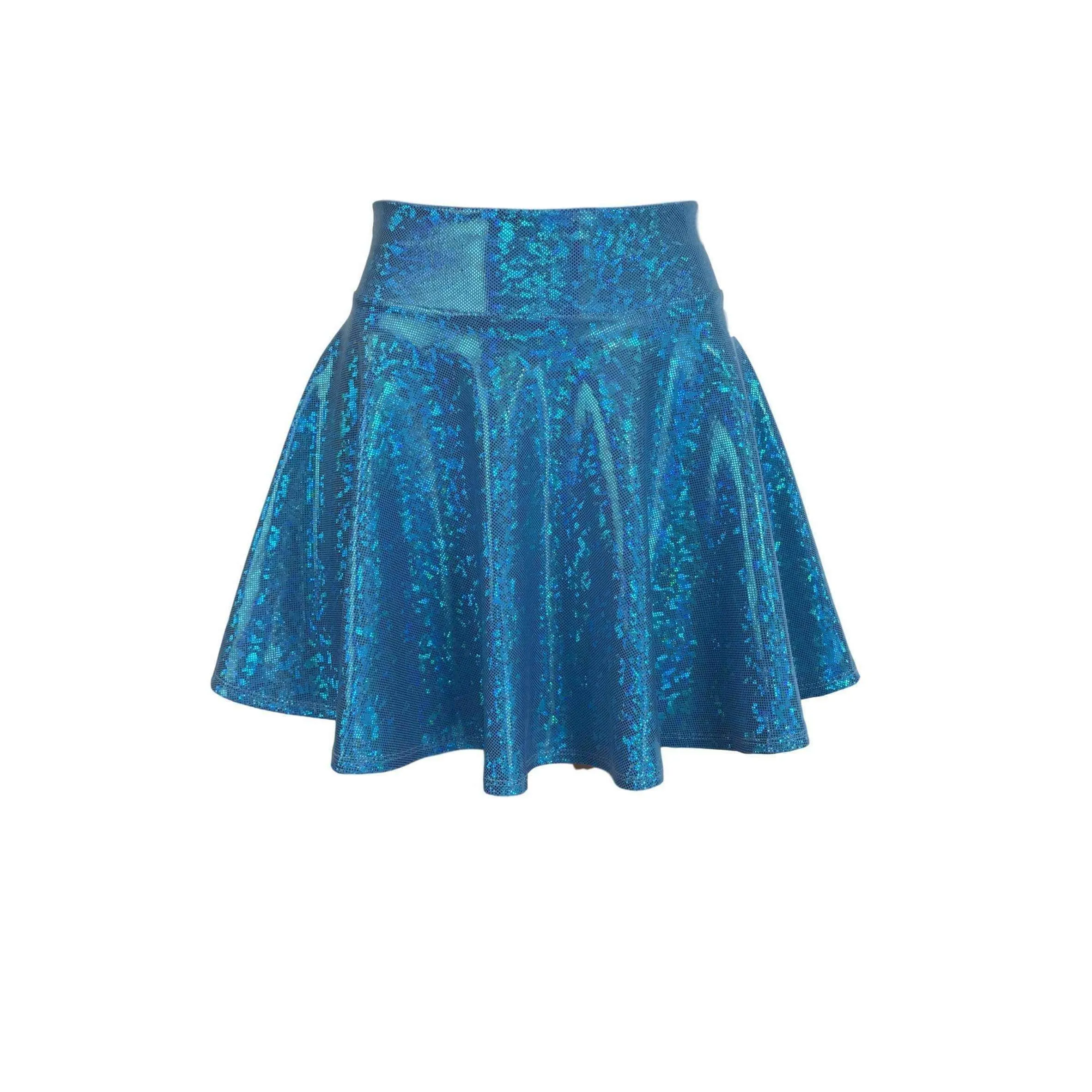 Skater Skirt - Turquoise Shattered Glass