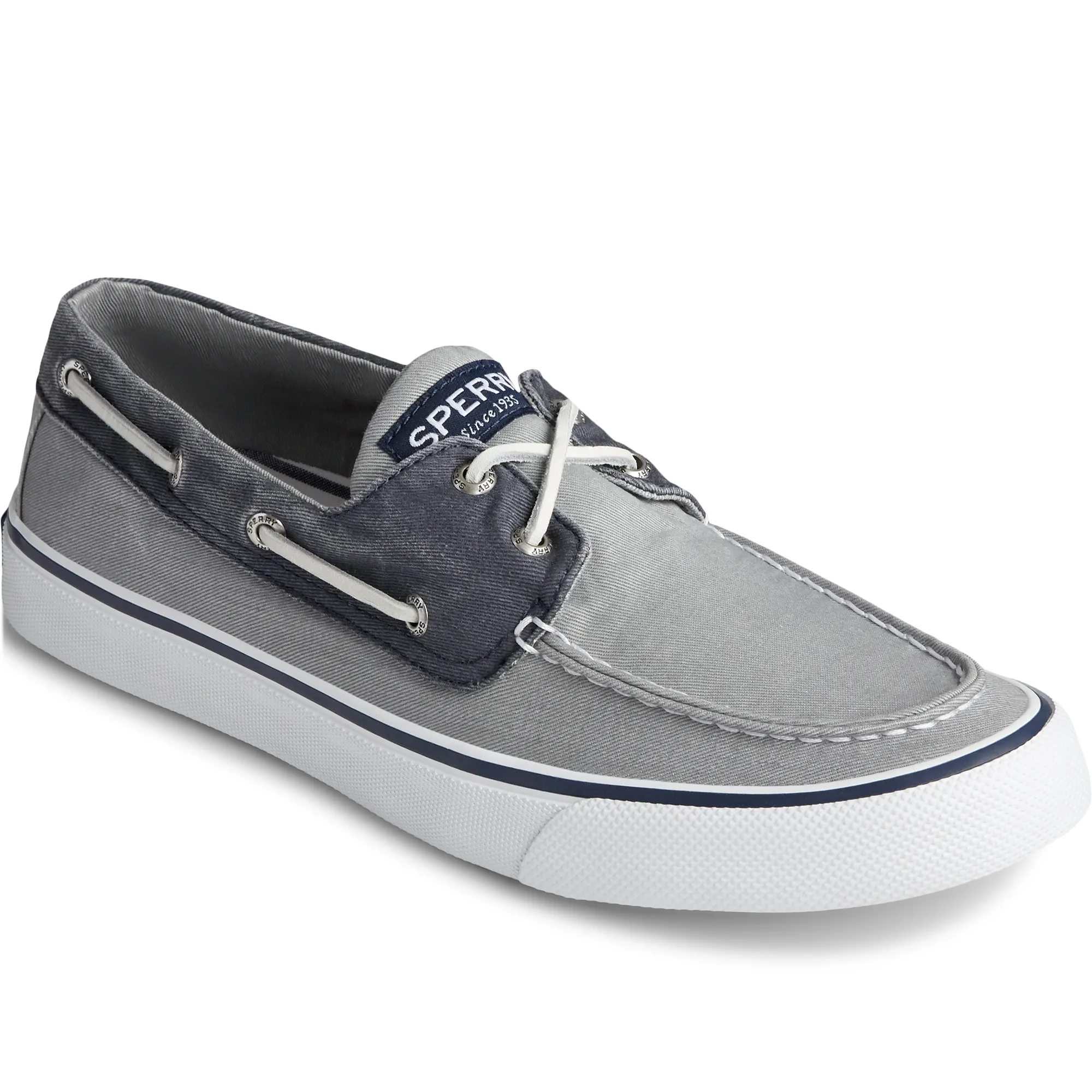 Sperry Men's Bahama II Sneaker - Grey/Navy (STS22018)
