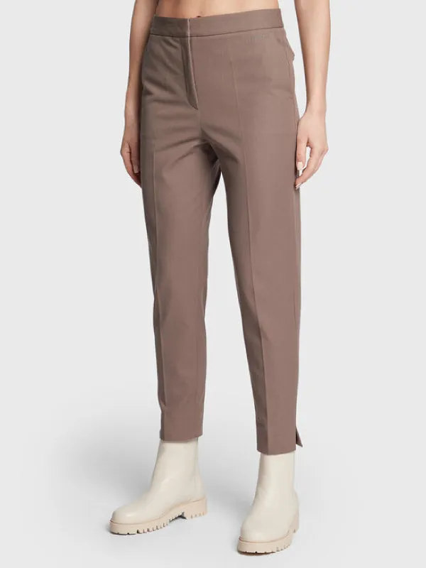 Stretch Gabardine Cigarette Pant