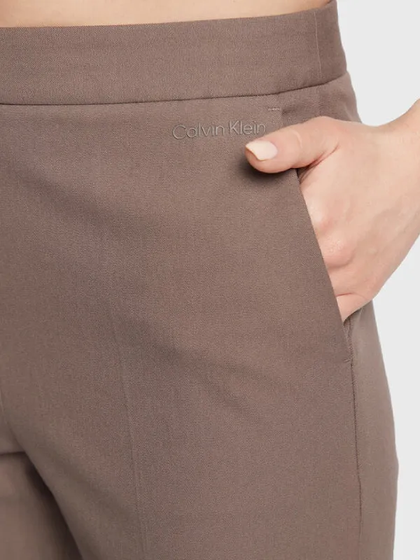Stretch Gabardine Cigarette Pant