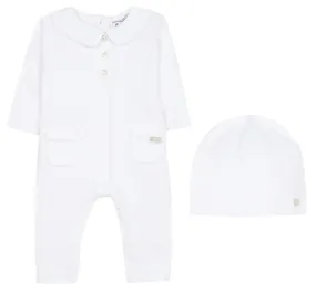 Tartine Newborn Knit Romper & Hat Set