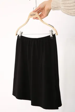 TLD Women Allday Black Cotton Jersey Slip Skirt - Ciudad General Escobedo