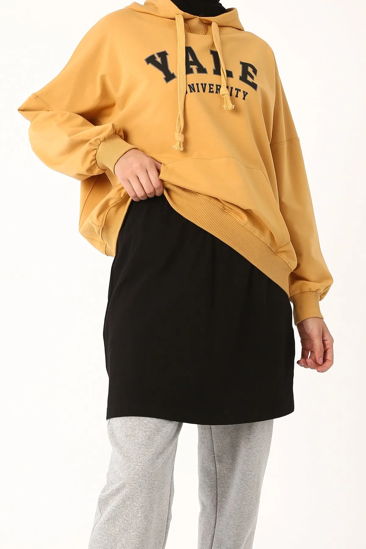 TLD Women Allday Black Cotton Jersey Slip Skirt - Ciudad General Escobedo