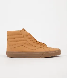 Vans Sk8-Hi Vansbuck Reissue Shoes - Light Gum / Mono