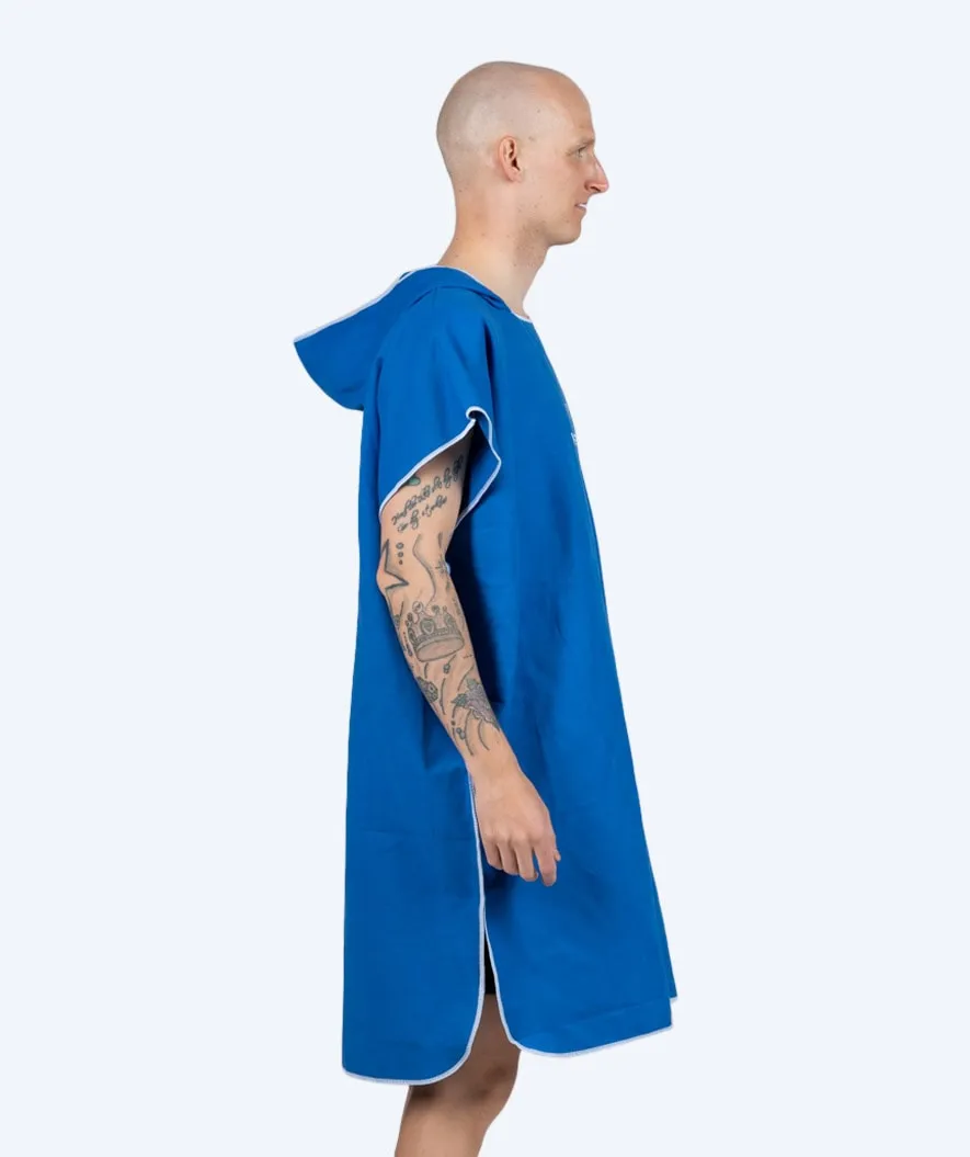Watery badeponcho til voksne - Microfiber - Royal Blue