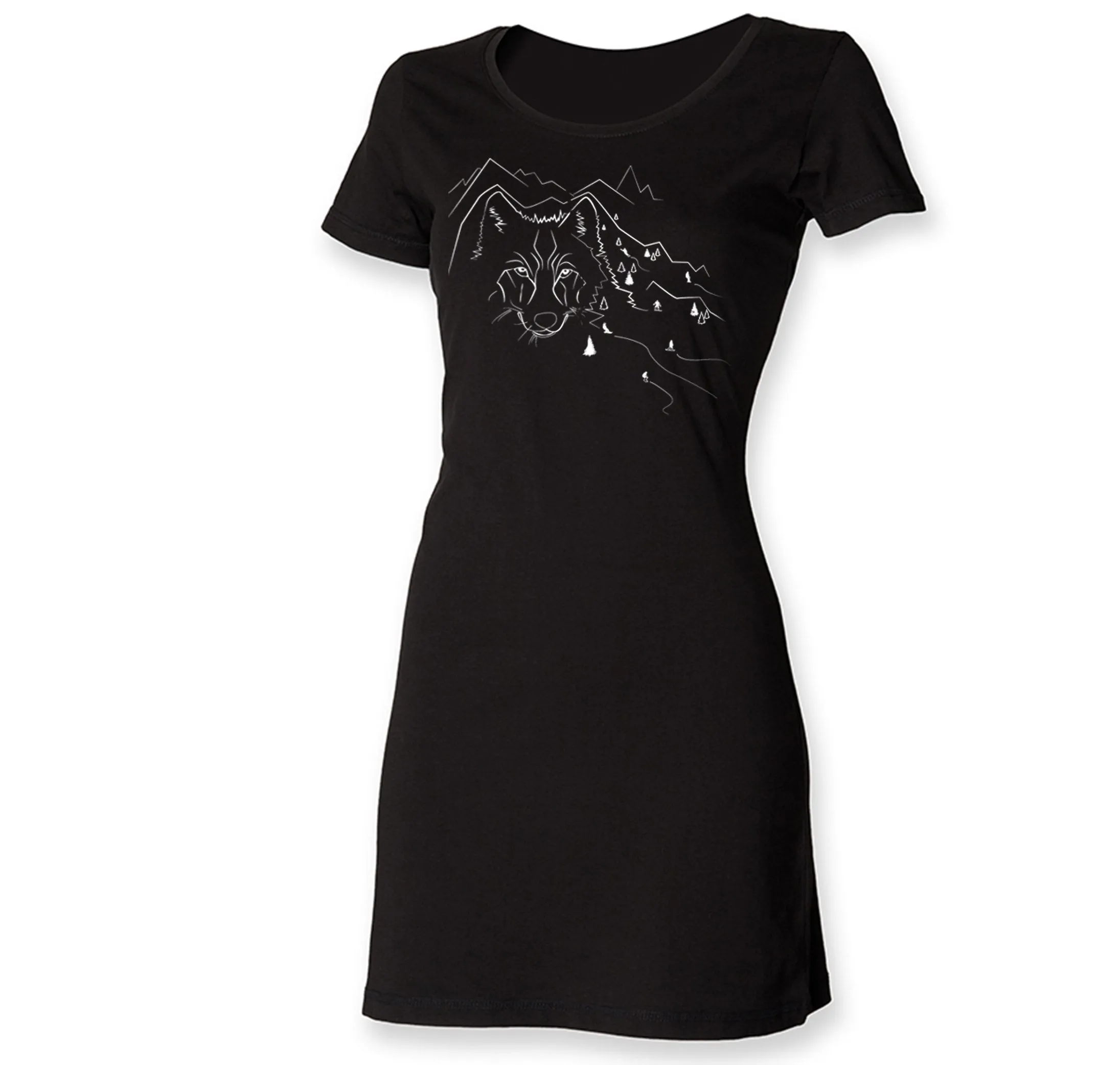 Wolf t-shirt dress