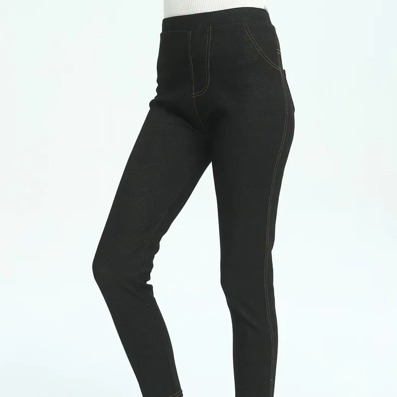 Women's Winter Casual Skinny Denim Warm Leggings