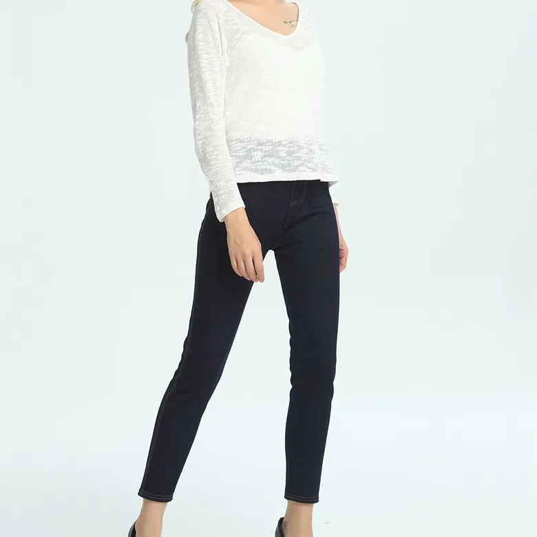 Women's Winter Casual Skinny Denim Warm Leggings