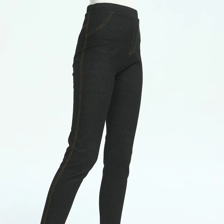 Women's Winter Casual Skinny Denim Warm Leggings