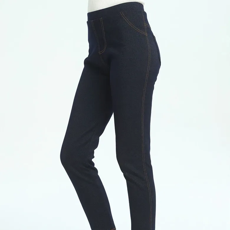 Women's Winter Casual Skinny Denim Warm Leggings