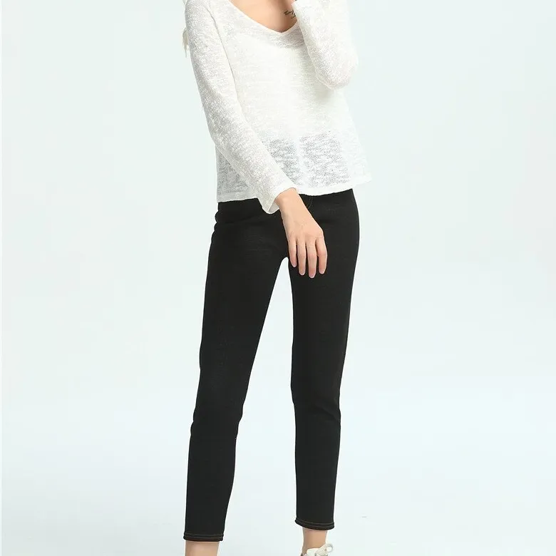 Women's Winter Casual Skinny Denim Warm Leggings