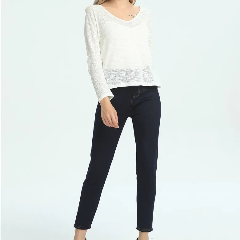 Women's Winter Casual Skinny Denim Warm Leggings